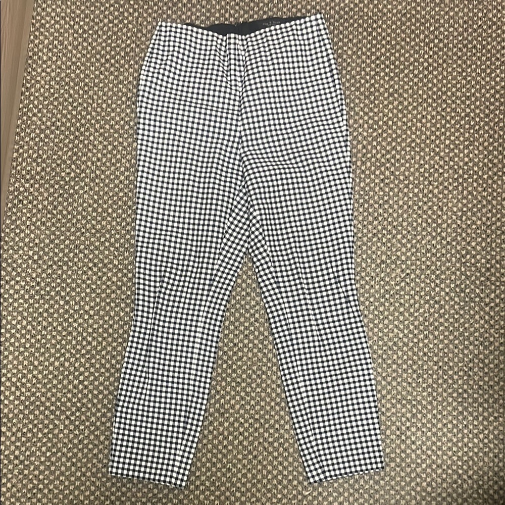Black and White Checkered Women's Skirt Gingham Rag and Bone Capris